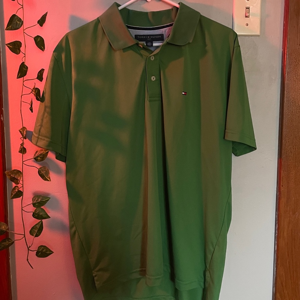 Tommy Hilfiger Green Polo Shirt for Men